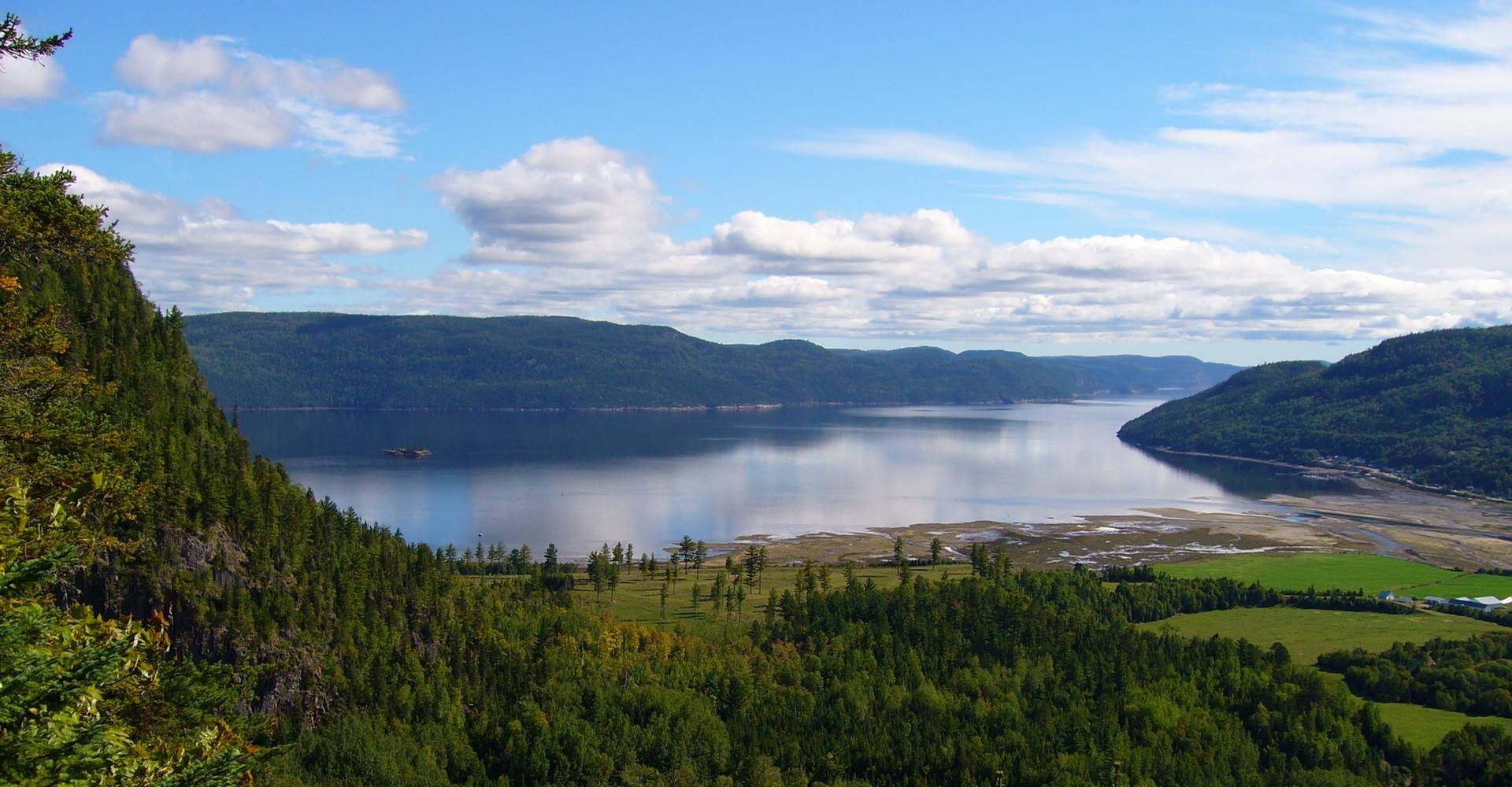 Fjord, Saguenay, Rivière, Baie Éternité, Anse-Saint-Jean
